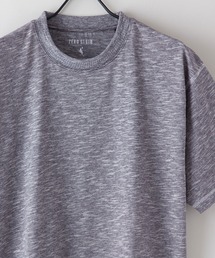汗染みの目立ちにくいTシャツ ZEROSTAIN ゼロステイン 撥水性 UVカット スラブジャガードリブ使い ビッグシルエット Tシャツ カラーステッチ 配色ステッチ