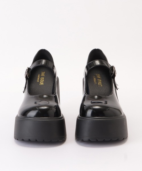 Lace Ladies（レースレディース）の「エナメル調厚底おでこパンプス（パンプス・レディース・ブラック・23.5/23/24/24.5/22.5）」の9枚目の写真