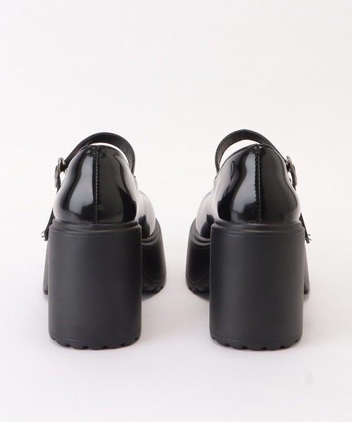 TOD'S トッズ パンプス 厚底 ストラップ エナメル ブラック 35 1/2 楽天市場】パンプス 黒 厚底 ハイヒール 11.5cmヒール