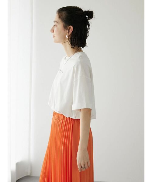 CRAFT STANDARD BOUTIQUE(クラフトスタンダードブティック)の「Faites Tee(Tシャツ/カットソー・レディース・ピンク系その他3/ホワイト/チャコールグレー/ブラウン・FREE)」の7枚目の写真