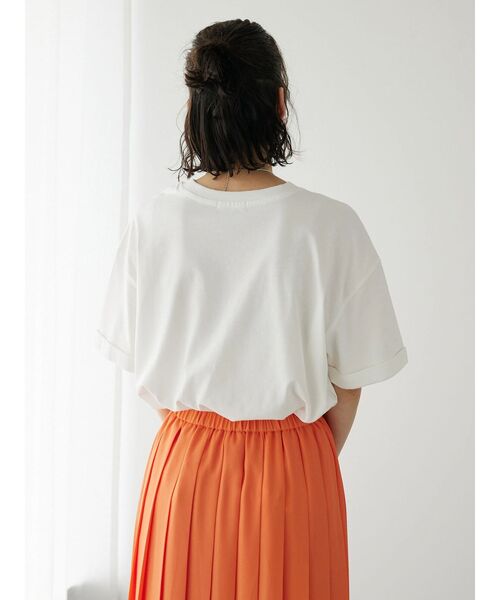 CRAFT STANDARD BOUTIQUE(クラフトスタンダードブティック)の「Faites Tee(Tシャツ/カットソー・レディース・ピンク系その他3/ホワイト/チャコールグレー/ブラウン・FREE)」の9枚目の写真
