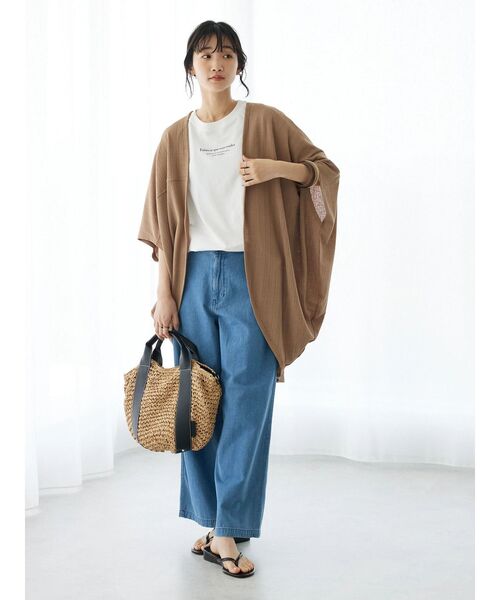 CRAFT STANDARD BOUTIQUE(クラフトスタンダードブティック)の「Faites Tee(Tシャツ/カットソー・レディース・ピンク系その他3/ホワイト/チャコールグレー/ブラウン・FREE)」の22枚目の写真