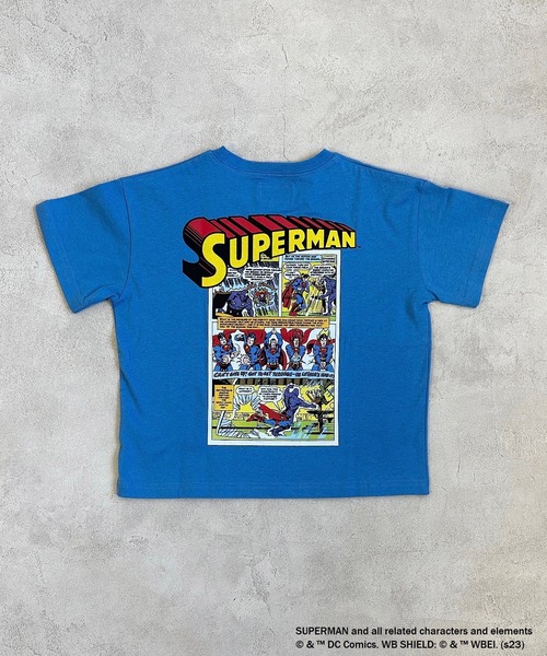 SUPERMAN（スーパーマン）の「【SUPERMAN】半袖Tシャツ(80