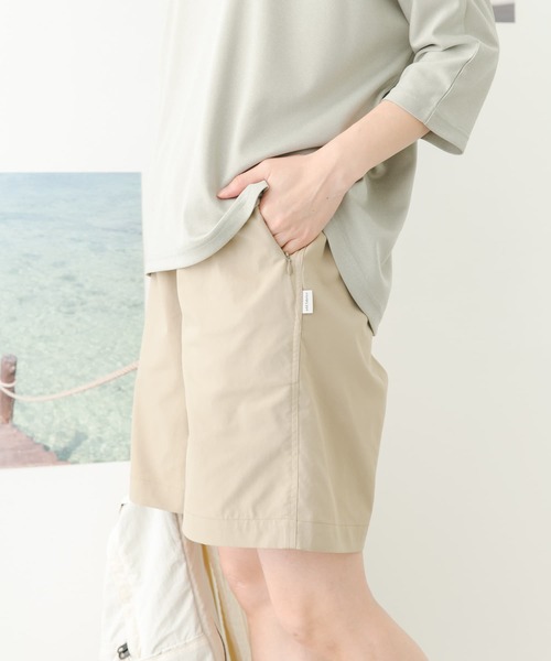 FORK&SPOON(フォークアンドスプーン)の「FORK&SPOON add fabrics バギーズショーツ(その他パンツ・レディース・ブラック/ベージュ・1/2)」の21枚目の写真