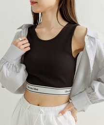 OLIVE des OLIVE | 裾ロゴカップ付きタンクトップ(タンクトップ)