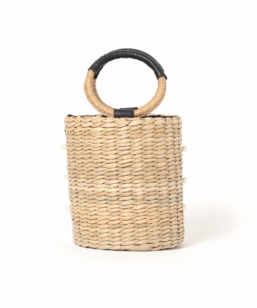 MIAN （ミアン）の「【MIAN/ミアン】パールバケツバッグ（かごバッグ・レディース・ベージュ/ブラック・FREE）」の10枚目の写真