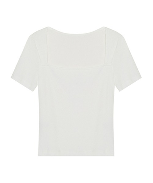 tシャツ レースUネック ハートステッチ リブTシャツ FX25S262「Fano Studios」「2025SS」 レディース メンズ chuclla｜ハート柄 刺繍ロゴ Tシャツ FX22S079 Fano Studios