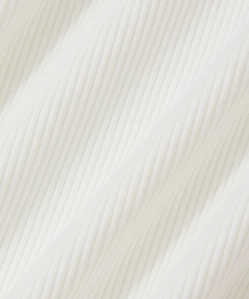 Fano Studios（ファノ ストゥディオズ）の「スクエアネック　リブTシャツ　FX22S353【Fano Studios】（Tシャツ/カットソー・レディース・ホワイト/ブラック・L/M/S）」の12枚目の写真