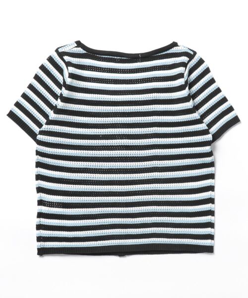 Miscere（ミスケーレ）の「◇ スクエアネックマルチボーダートップス　GLAPA-032（Tシャツ/カットソー・レディース・レッド/ベージュ/イエロー/ブルー・FREE）」の11枚目の写真