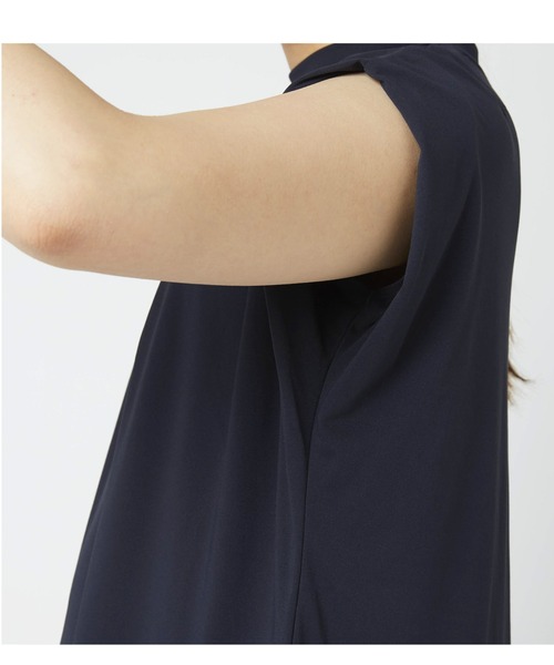 Go to by mizuno(ゴートゥーバイミズノ)の「UVカットストレッチフレンチスリーブTシャツ(Tシャツ/カットソー・レディース・オフホワイト/ネイビー/ピンク・M/L)」の21枚目の写真