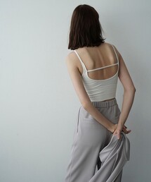 FREAK'S STORE（フリークスストア）の「CLANE/クラネ BACK STRAIGHT LINE BRA TOPS/バックストレートラインブラトップス（キャミソール）」