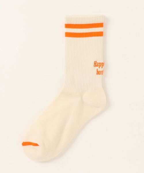 minia（ミニア）の「ラインロゴソックス（ソックス/靴下・レディース・ブルー/ブラック/ピンク/オレンジ系・FREE）」の7枚目の写真