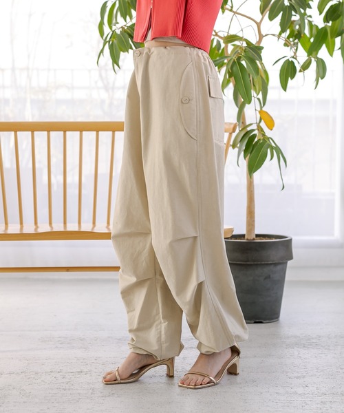 earthy パラシュートパンツ セール】【earthy_】パラシュートパンツ（その他パンツ