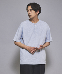 【Goodwear / グッドウェア】USAコットン ヘンリーネック ショートスリーブ Tシャツ