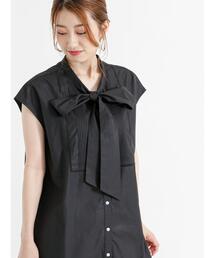 Te chichi | ハシゴレースボウタイブラウス(シャツ/ブラウス)