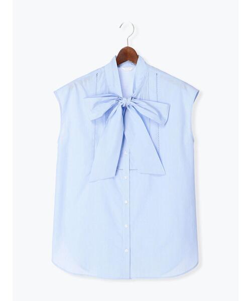 Te chichi（テチチ）の「ハシゴレースボウタイブラウス（シャツ/ブラウス・レディース・ブラック/オフホワイト/ブルー・F）」の19枚目の写真