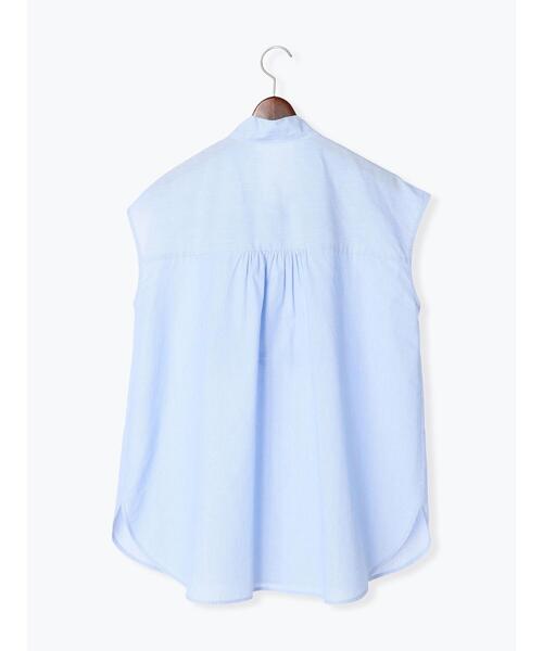 Te chichi（テチチ）の「ハシゴレースボウタイブラウス（シャツ/ブラウス・レディース・ブラック/オフホワイト/ブルー・F）」の20枚目の写真