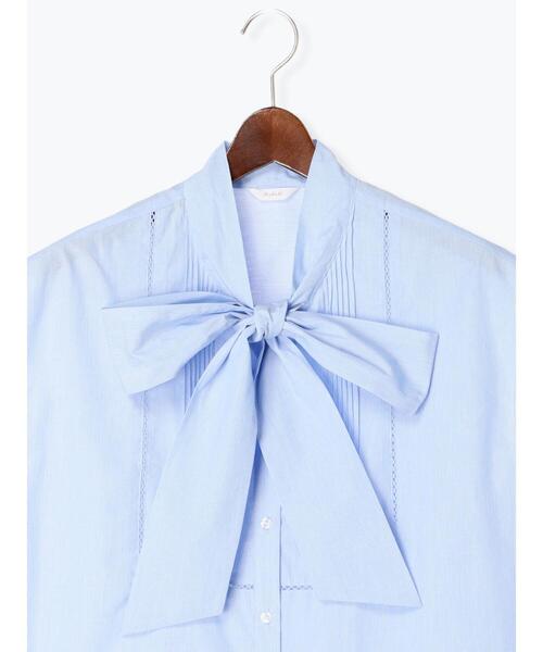 Te chichi（テチチ）の「ハシゴレースボウタイブラウス（シャツ/ブラウス・レディース・ブラック/オフホワイト/ブルー・F）」の21枚目の写真