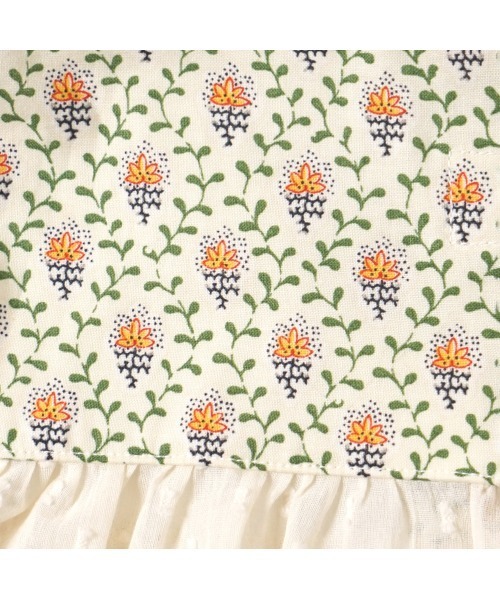 SOULEIADO（ベビー）（ソレイアード）の「【SOULEIADO】 着るスタイドレス（スタイ/よだれかけ・キッズ・グリーン/アイボリー・ONE SIZE）」の6枚目の写真