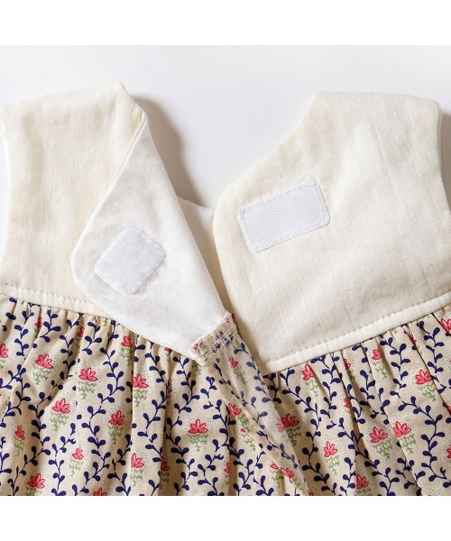 SOULEIADO（ベビー）（ソレイアード）の「【SOULEIADO】 着るスタイドレス（スタイ/よだれかけ・キッズ・グリーン/アイボリー・ONE SIZE）」の8枚目の写真