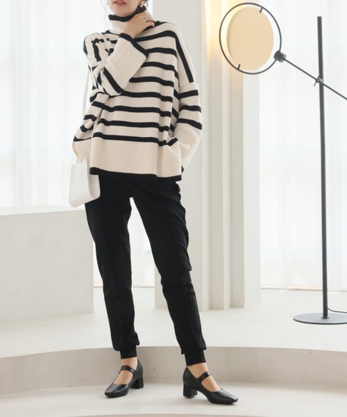 VIVIAN（ヴィヴィアン）の「スクエアトゥストラップパンプス（パンプス・レディース・ブラック/ブラック系その他/グレー系その他7・S/M/L/LL）」の6枚目の写真