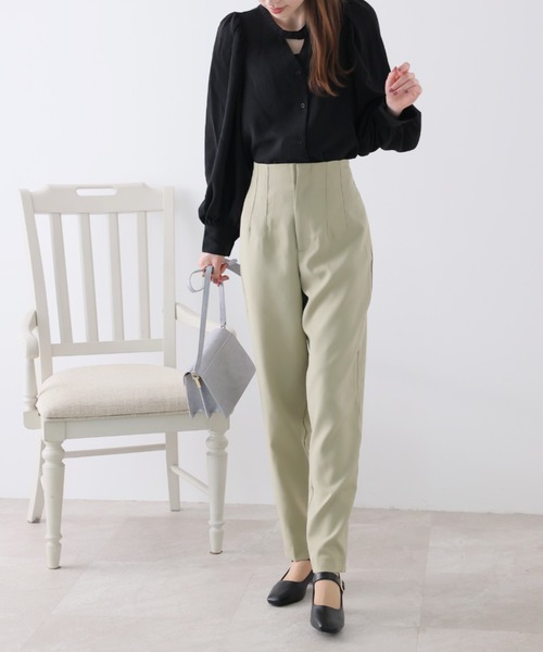 VIVIAN（ヴィヴィアン）の「スクエアトゥストラップパンプス（パンプス・レディース・ブラック/ブラック系その他/グレー系その他7・S/M/L/LL）」の9枚目の写真