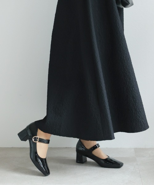 VIVIAN（ヴィヴィアン）の「スクエアトゥストラップパンプス（パンプス・レディース・ブラック/ブラック系その他/グレー系その他7・S/M/L/LL）」の14枚目の写真