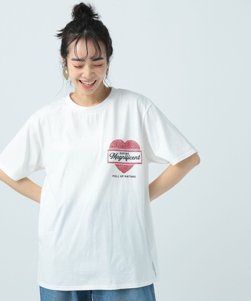 BAYFLOW(ベイフロー)の「エンブロイダリーTシャツ(Tシャツ/カットソー・レディース・グレー/オフホワイト/チャコール・FREE)」の14枚目の写真