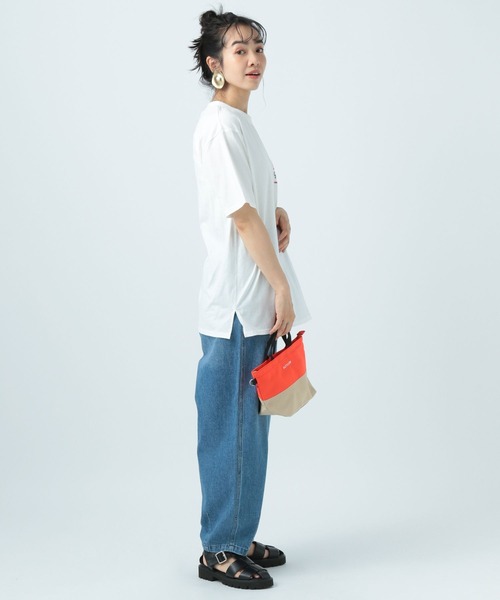 BAYFLOW(ベイフロー)の「エンブロイダリーTシャツ(Tシャツ/カットソー・レディース・グレー/オフホワイト/チャコール・FREE)」の10枚目の写真