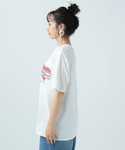 BAYFLOW(ベイフロー)の「エンブロイダリーTシャツ(Tシャツ/カットソー・レディース・グレー/オフホワイト/チャコール・FREE)」の16枚目の写真