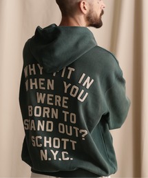 schott | 【WEB LIMITED】Schott/ショット/HOODED SWEAT LETTERING SCHOTT/レタリング ショット パーカー(パーカー)