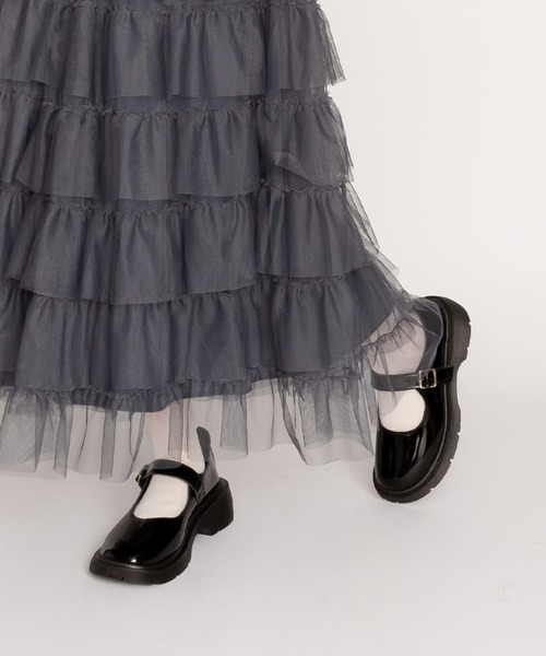 ライトチャンキーソール メリージェーン パンプス（パンプス）｜SVEC