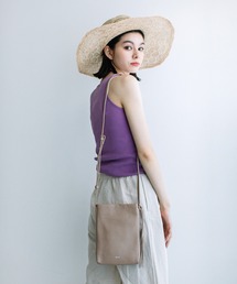 BEAURE ヴュレ カウレザー 薄マチ シンプル ショルダー