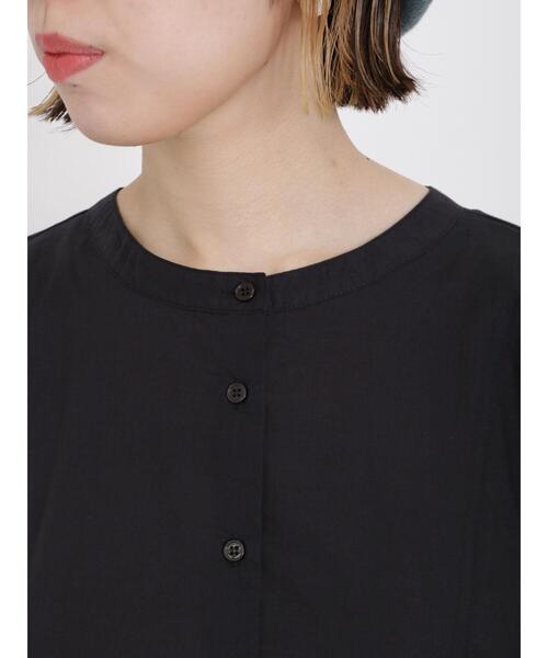 Samansa Mos2（サマンサ モスモス）の「切替バンドカラーチュニック（チュニック・レディース・ブラック/オフホワイト/グリーン/ブラウン・F）」の20枚目の写真