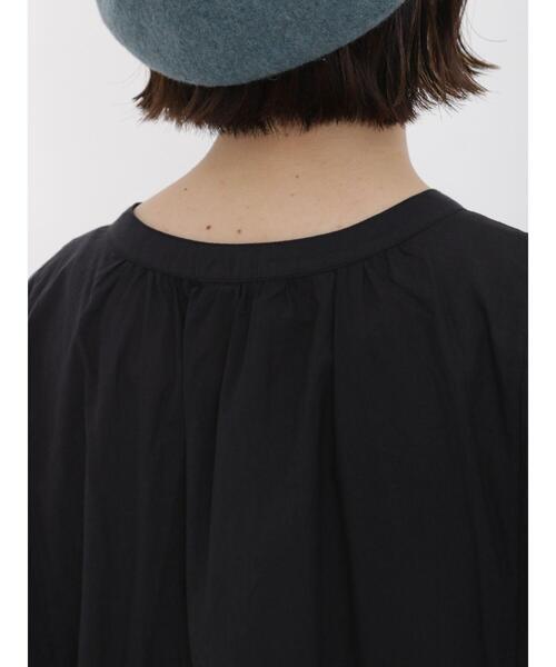 Samansa Mos2（サマンサ モスモス）の「切替バンドカラーチュニック（チュニック・レディース・ブラック/オフホワイト/グリーン/ブラウン・F）」の21枚目の写真