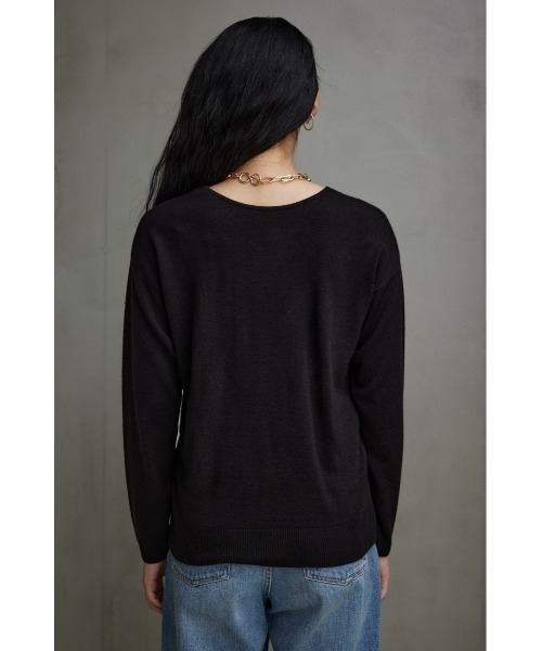 モイスティーヌ セール】ヌーディー2WAYVネックニットトップス（ニット/セーター