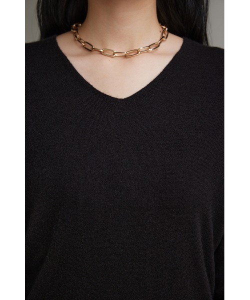 セール】ヌーディー2WAYVネックニットトップス（ニット/セーター