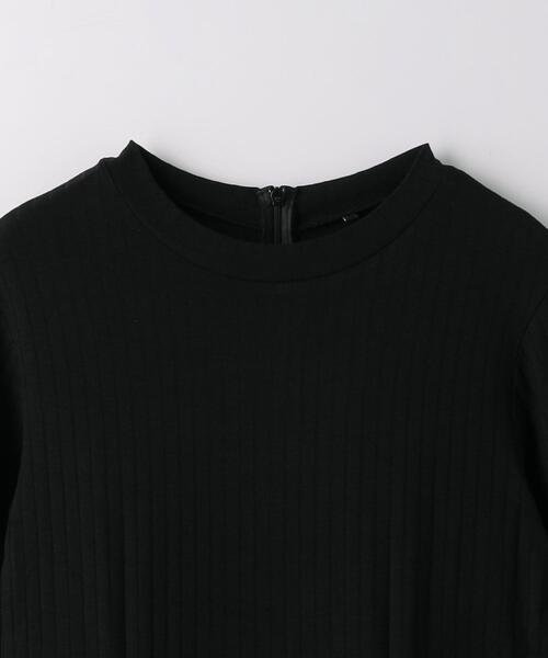 green label relaxing（グリーンレーベルリラクシング）の「TJ テレコ×タフタ チェック ロングワンピース 140cm-160cm（ワンピース・キッズ・ブラウン/ブラック・160cm/150cm/140cm）」の6枚目の写真