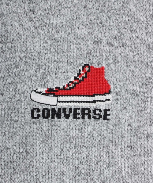 CONVERSE(コンバース)の「CONVERSE/コンバース ニットフリース 裏起毛 ワンポイントロゴ刺繍 スウェット プルオーバーパーカー レディース メンズ トップス(パーカー・レディース・ホワイト/ブラック/グレー/ブルー/ベージュ/ネイビー・LL/M/L)」の21枚目の写真