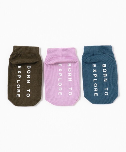 THE NORTH FACE（ザノースフェイス）の「THE NORTH FACE / ベビー オーガニック 3P ソックス 23（10～12cm）（ソックス/靴下・キッズ・その他/その他1・ONE SIZE）」の4枚目の写真