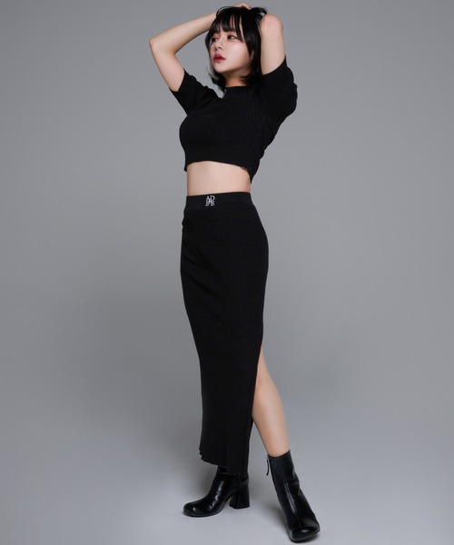 adree(アドリー)の「puff sleeve knit/パフスリーブニット(ニット/セーター・レディース・ブラック/ホワイト・SMALL/MEDIUM)」の10枚目の写真