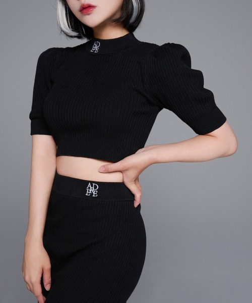 adree(アドリー)の「puff sleeve knit/パフスリーブニット(ニット/セーター・レディース・ブラック/ホワイト・SMALL/MEDIUM)」の11枚目の写真