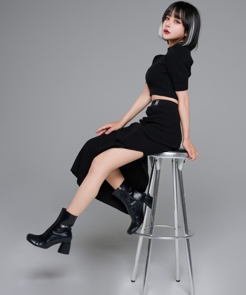 adree(アドリー)の「puff sleeve knit/パフスリーブニット(ニット/セーター・レディース・ブラック/ホワイト・SMALL/MEDIUM)」の12枚目の写真