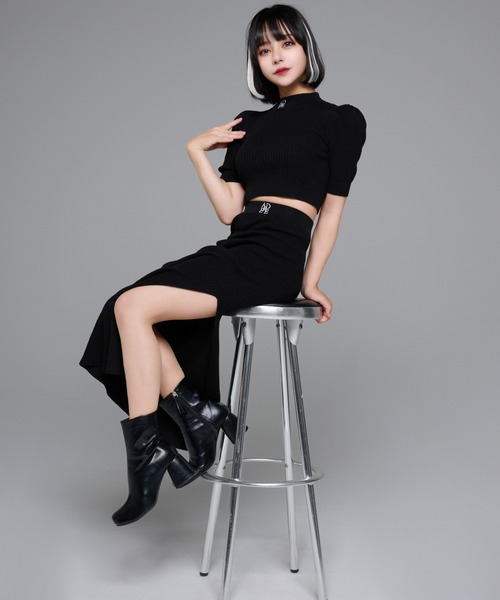 adree(アドリー)の「puff sleeve knit/パフスリーブニット(ニット/セーター・レディース・ブラック/ホワイト・SMALL/MEDIUM)」の13枚目の写真