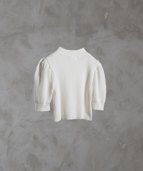 adree(アドリー)の「puff sleeve knit/パフスリーブニット(ニット/セーター・レディース・ブラック/ホワイト・SMALL/MEDIUM)」の15枚目の写真