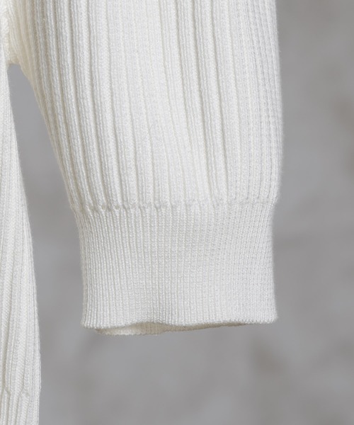 adree(アドリー)の「puff sleeve knit/パフスリーブニット(ニット/セーター・レディース・ブラック/ホワイト・SMALL/MEDIUM)」の20枚目の写真