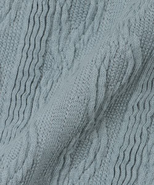 kladskap（クレードスコープ）の「クマワンポイントケーブルJQロング丈レギパン（レギンス/スパッツ・キッズ・チャコール/ブルー・80ｃｍ/90cm/100cm/110cm）」の14枚目の写真