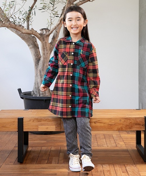 kladskap（クレードスコープ）の「クマワンポイントケーブルJQロング丈レギパン（レギンス/スパッツ・キッズ・チャコール/ブルー・80ｃｍ/90cm/100cm/110cm）」の5枚目の写真