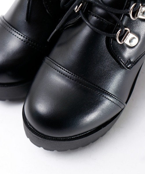 【セール】LOVEHUNTER レースアップチェーンベルトブーツ（ブーツ）｜LOVEHUNTER（ラブハンター）