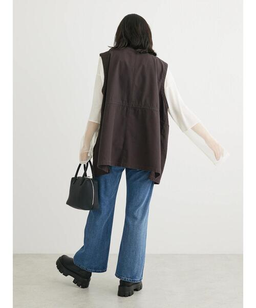 Sugar spoon（シュガースプーン）の「・SUGAR　SPOON　ノーカラーミリタリーベスト（ベスト・レディース・チャコールグレー/カーキ/ブラック・FREE）」の9枚目の写真